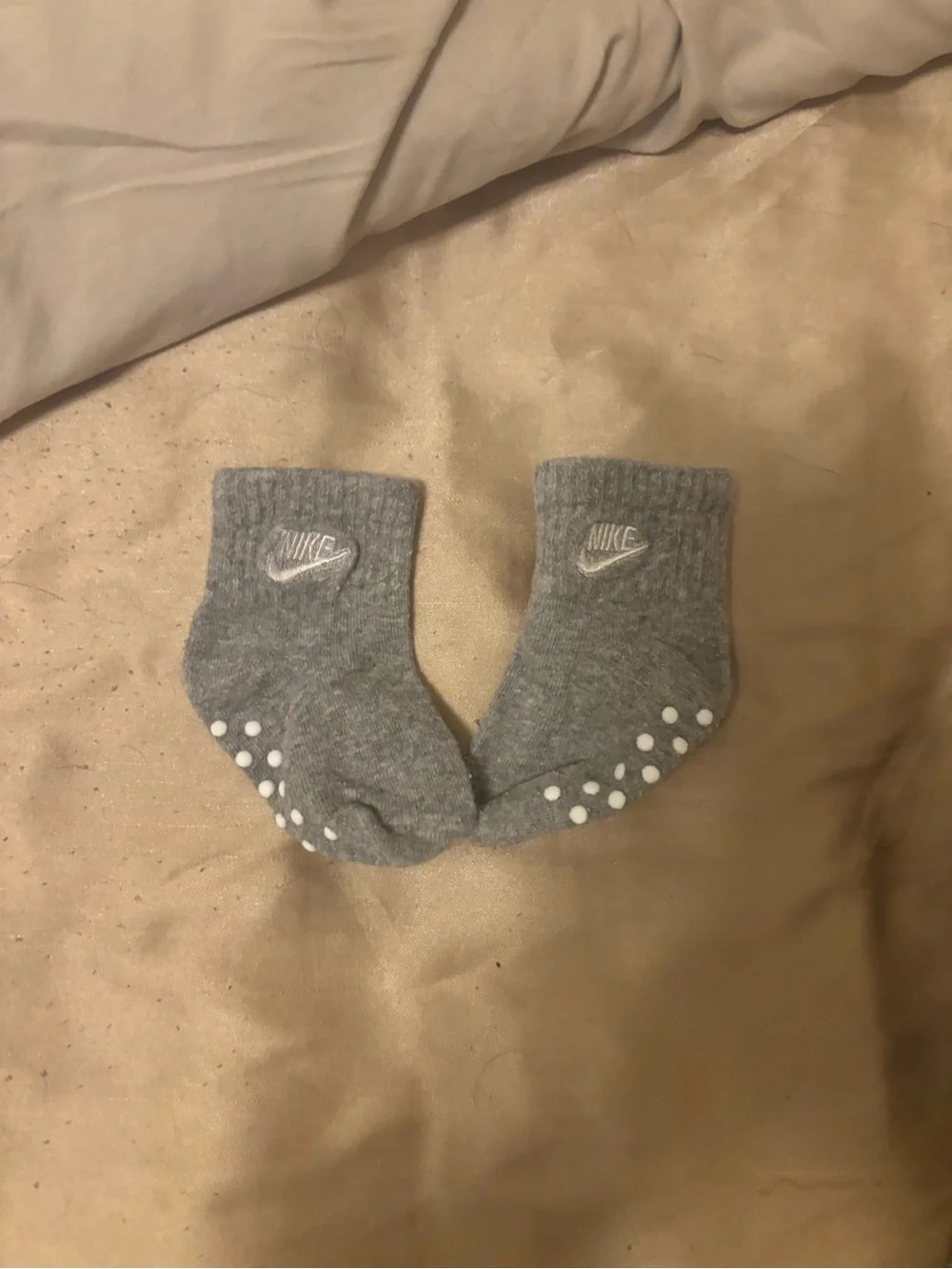 Nike Gray Baby/Toddler Grip Socks - 4 Pack